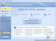 HP Drivers Update Utility screenshot